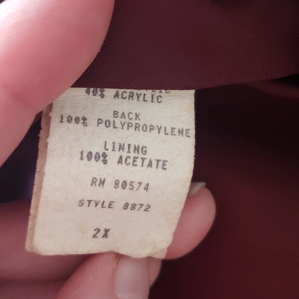 vintage Giorgio Parnucci faux fur coat sz 2x Made in USA - Picture 7 of 11